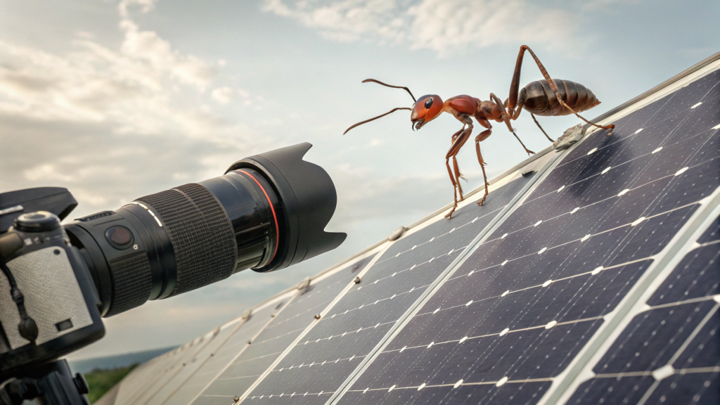 A Incrível Conexão entre uma Formiga e o Futuro da Energia Solar: Você Nunca Imaginou Isso