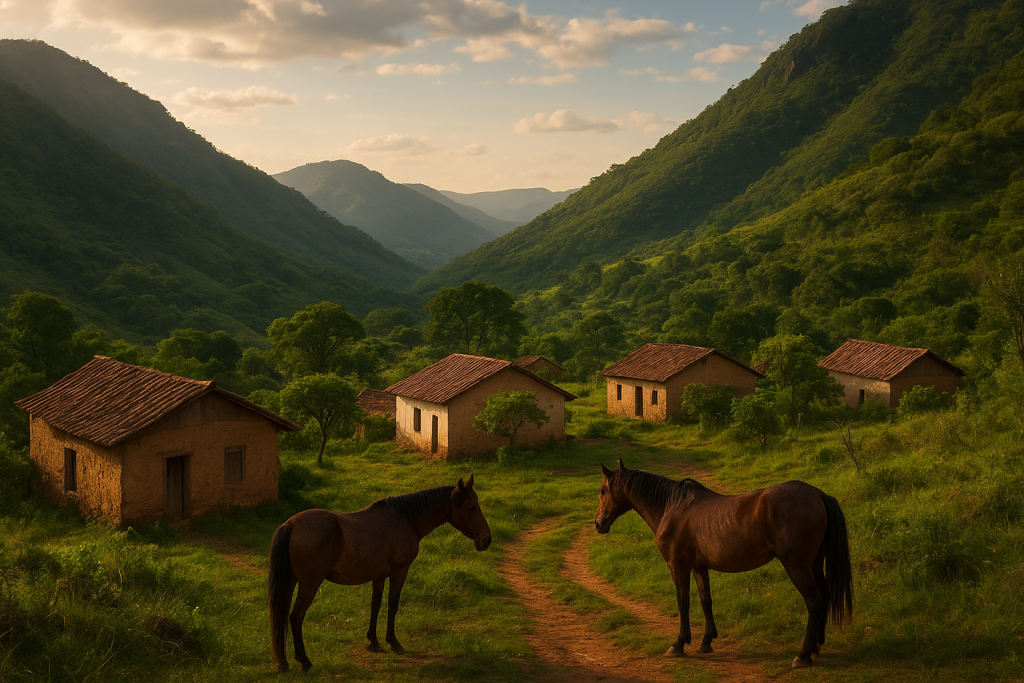 Cidade de Minas Gerais ainda no século XVIII